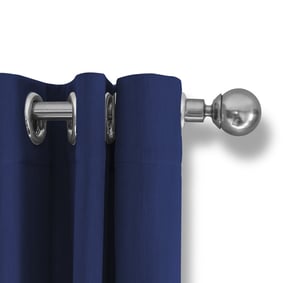Luxe Verduisterende Gordijnen - Blauw - Ringen - product