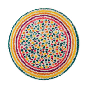 Rond kleurrijk kindervloerkleed - Radiso Spot Multicolor - product