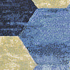 Ovaal modern vloerkleed - Amado Blauw 5161 - thumbnail 2