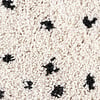 Hoogpolig vloerkleed - Grand Dots Creme/Zwart - thumbnail 3