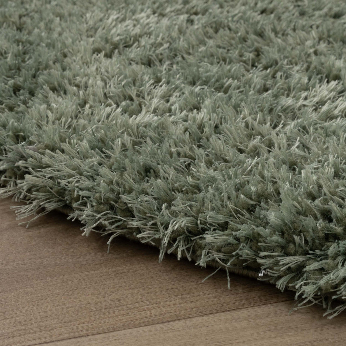 Round Shaggy Rug - Blaze Green
