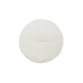Ronde badmat laagpolig - Rino 625 Wit - product