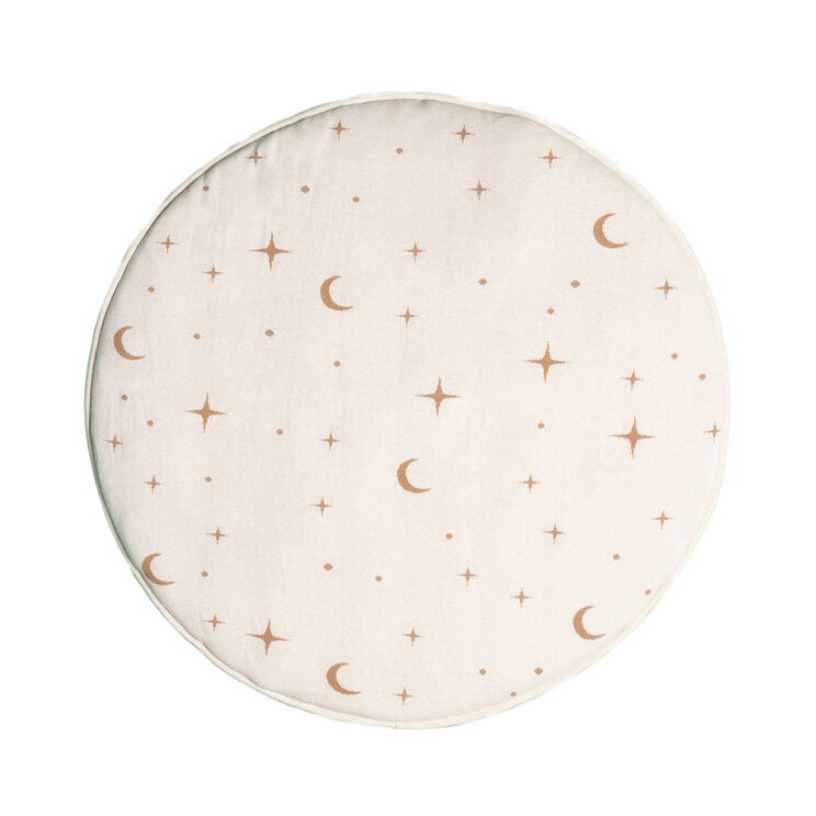 Rond boxkleed - Luna Stars Wit - product