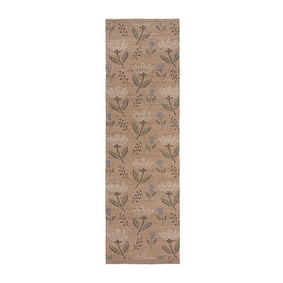 Jute loper - Amilio Floral Naturel - product