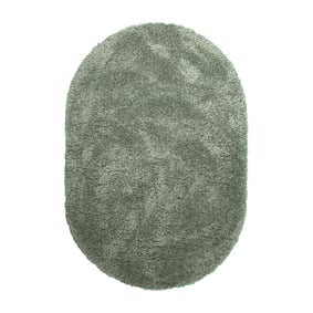 Ovaal Shaggy vloerkleed - Blaze Groen - product