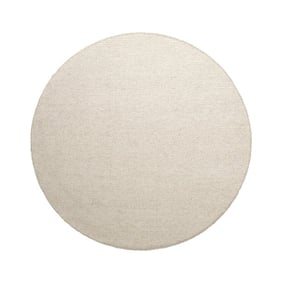 Rond wollen vloerkleed - Bliss Creme/Wit - product