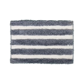 Badmat - Hollis Stripes Blauw/Wit - product