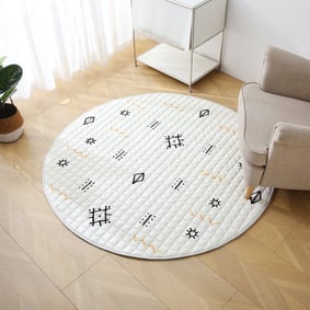 Speelkleed baby rond - Noa Aztec Creme