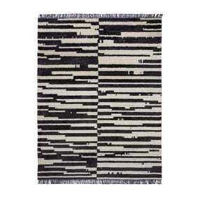 Berber vloerkleed - Lino Zwart/Wit - product