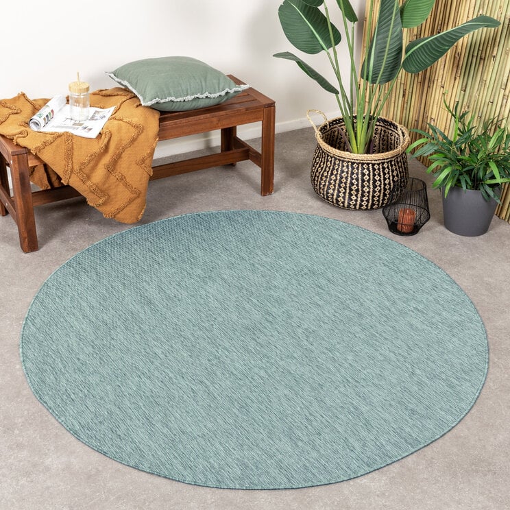 Rond buitenkleed - Costa Turquoise