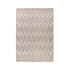 Modern vloerkleed - Sari ZigZag 225 Bruin/Beige  - product