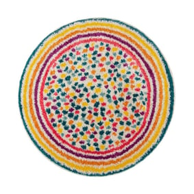 Rond kleurrijk kindervloerkleed - Radiso Spot Multicolor - product