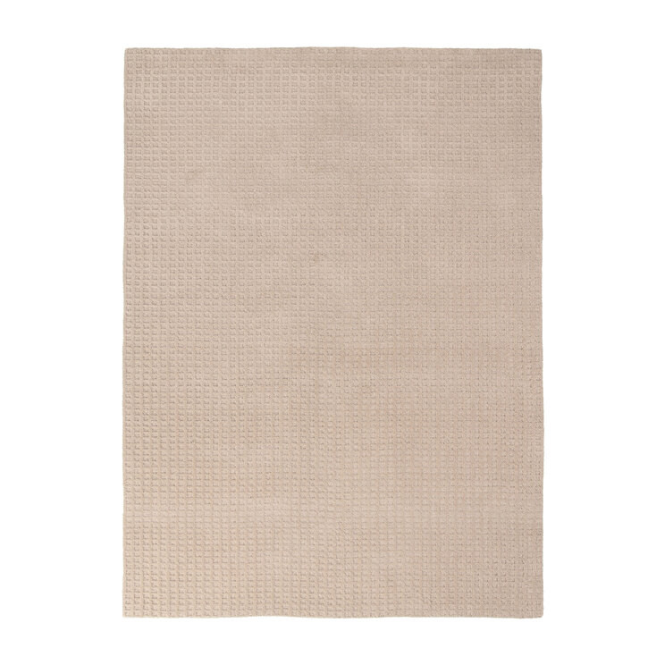 Handgeweven vloerkleed - Candice Grid Beige - product