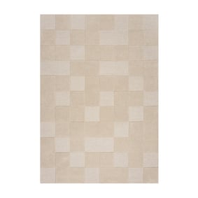 Luxe vloerkleed - Xeano checkerboard Beige - product