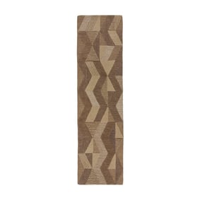 Abstract wollen loper - Anko Beige - product