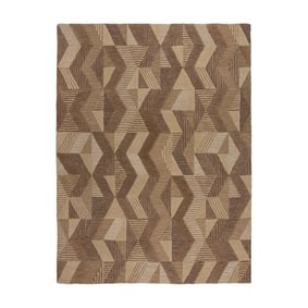 Abstract wollen vloerkleed - Anko Beige - product