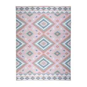 Bohemian buitenkleed - Vedra Aztec Roze - product