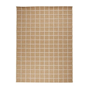 Jute buitenkleed - Daisy Blocks Wit - product