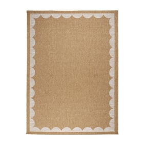 Jute buitenkleed - Daisy Border Wit - product