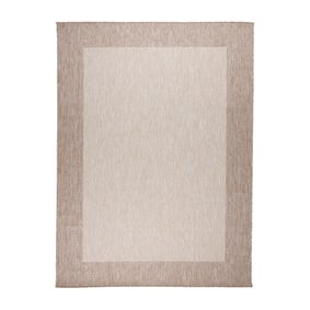 In- & Outdoor buitenkleed - Sierra Border Creme/Beige - product