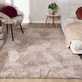 Wasbaar hoogpolig vloerkleed - Ziggy Beige