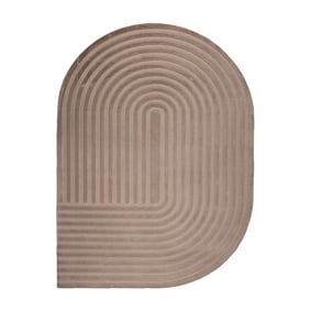 Volero x Florine vloerkleed - Flowy Arch Taupe - product