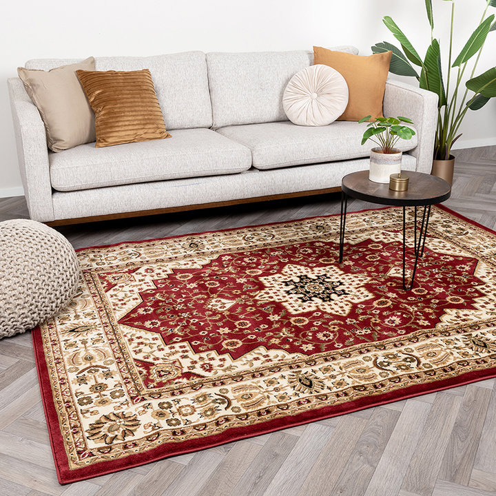 Bel terug Continent blok Perzisch tapijt - Rezah Oriental Rood | Oosters - Volero