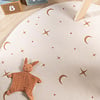 Rond boxkleed - Luna Stars Wit - thumbnail 2