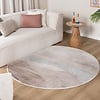 Rond modern vloerkleed - Field Taupe - thumbnail