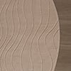 Rond Scandinavisch vloerkleed - Charm Waves Beige - thumbnail 4