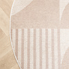 Rond Japandi vloerkleed - Aurora Circles Beige - thumbnail 4