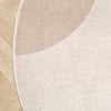 Rond Japandi vloerkleed - Aurora Shapes Beige - thumbnail 4