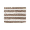 Badmat - Hollis Stripes Taupe/Wit - thumbnail 1