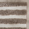 Badmat - Hollis Stripes Taupe/Wit - thumbnail 4