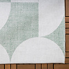 Abstract buitenkleed - Groovy Tiles Groen  - thumbnail 4