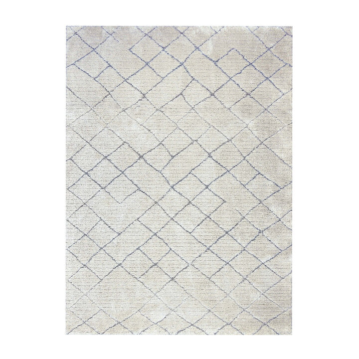 Zacht vloerkleed - Oceane Tiles Creme