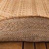 Rond jute buitenkleed - Mavi Stripes Creme/Bruin  - thumbnail 6