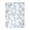 Abstract buitenkleed - Groovy Tiles Groen  - thumbnail 1