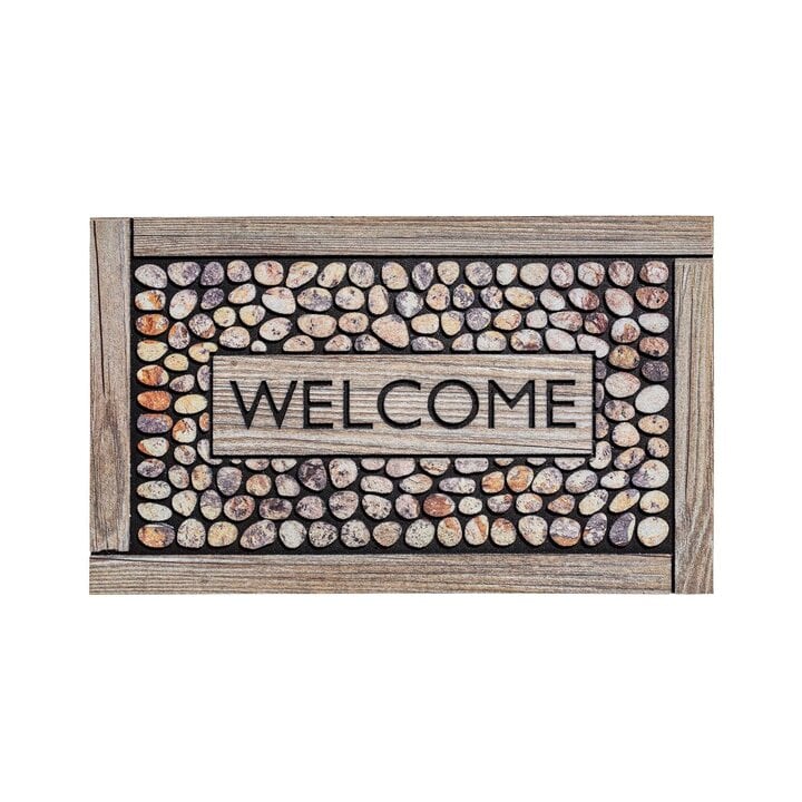 Deurmat buiten - Rixt Welcome Framed Pebbles