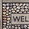 Deurmat buiten - Rixt Welcome Framed Pebbles - thumbnail 1