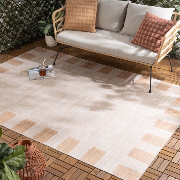 Buitenkleed Beige - Riva Border