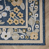 Binnen- & buitenvloerkleed - Bloom Oriental Blauw - thumbnail 3