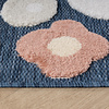 Binnen- & buitenvloerkleed - Bloom Floral Blauw  - thumbnail 4