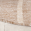 Rond In- & Outdoor buitenkleed - Sierra Curves Beige/Creme - thumbnail 4