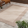 In- & Outdoor buitenkleed - Sierra Border Creme/Beige - thumbnail