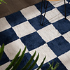 Checkerboard vloerkleed - Blox Blauw - thumbnail 1