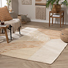 Jute vloerkleed - Raya Abstract Beige - thumbnail