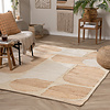 Jute vloerkleed - Raya Shapes Beige - thumbnail