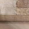 Jute vloerkleed - Raya Border Beige - thumbnail 5